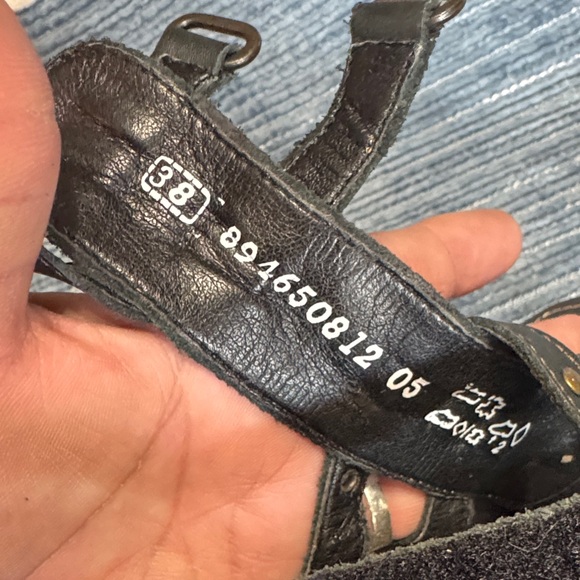 NWOT Remonte Dorndorf Elegant Black Strappy Sandals size 38, 8 - Picture 8 of 8